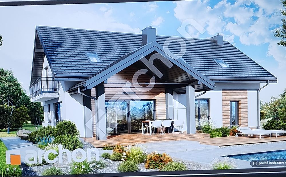 Duży funkcjonalny dom.Sypialnia z łazienką i garderobą+3 pokoje