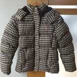 US Polo ASSN kurtka zimowa kratka pepitka r. S puchowa ciepła puffer