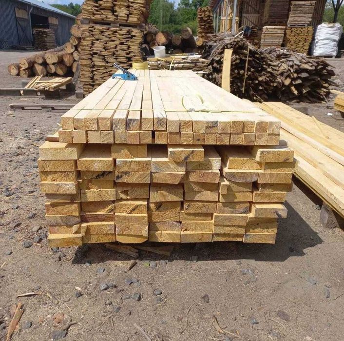 Пиломатеріали брус 150*35*4м (рейка,балка,блокхаус,кроква)