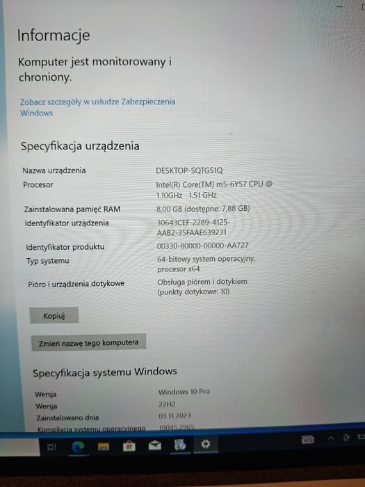 Laptop tablet 2w1 HP elite x2 Karta SIM