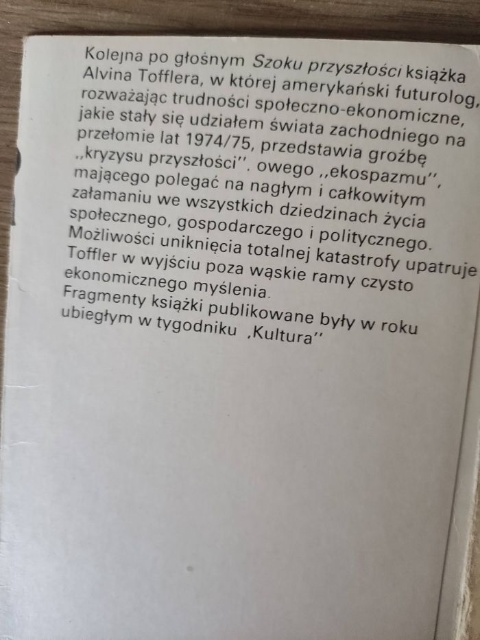 Ekospazm - Alvin Toffler