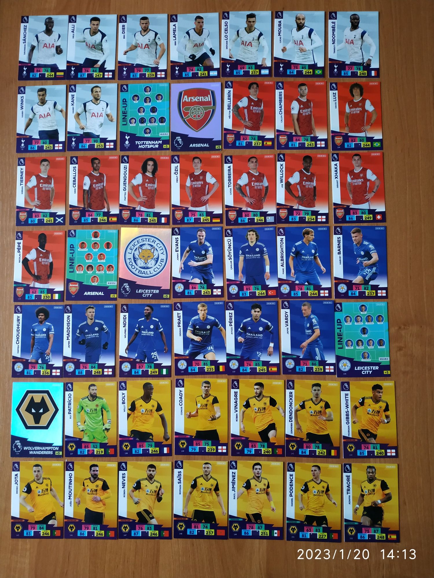 Panini Premier League Adrenalyn XL 2020/2021 - album z 315 kartami