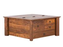 Stolik skrzynia Merlin palisander 95x95x45cm