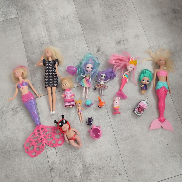 Lalki barbie enchantimals różne