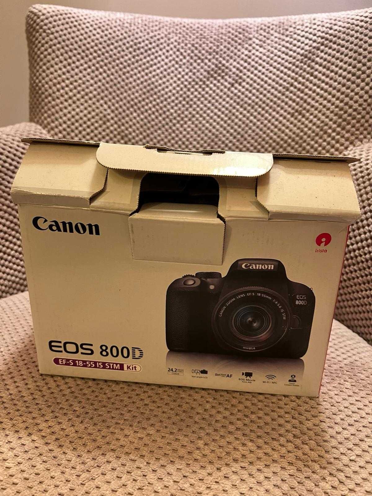 Canon EOS 800D cały zestaw, stan bardzo dobry