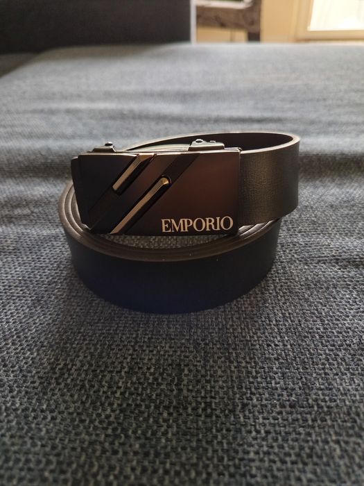 Pasek skórzany męski Emporio Armani 120
