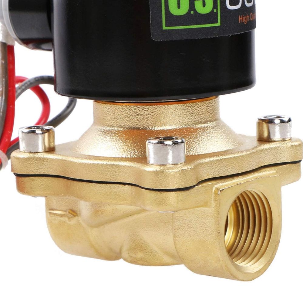 U.S. Solid 24V AC 1/2" G Elektrozawór Mosiądz