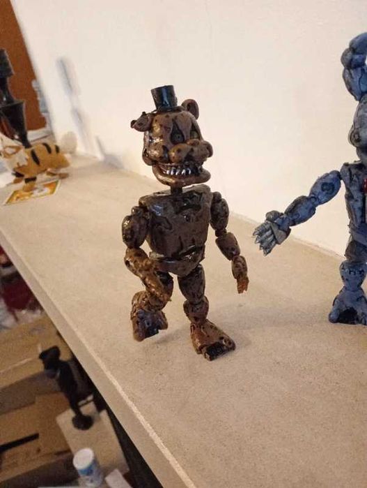 Figura de ação FNAF , da chica, da bonnie, do freedy e do foxy