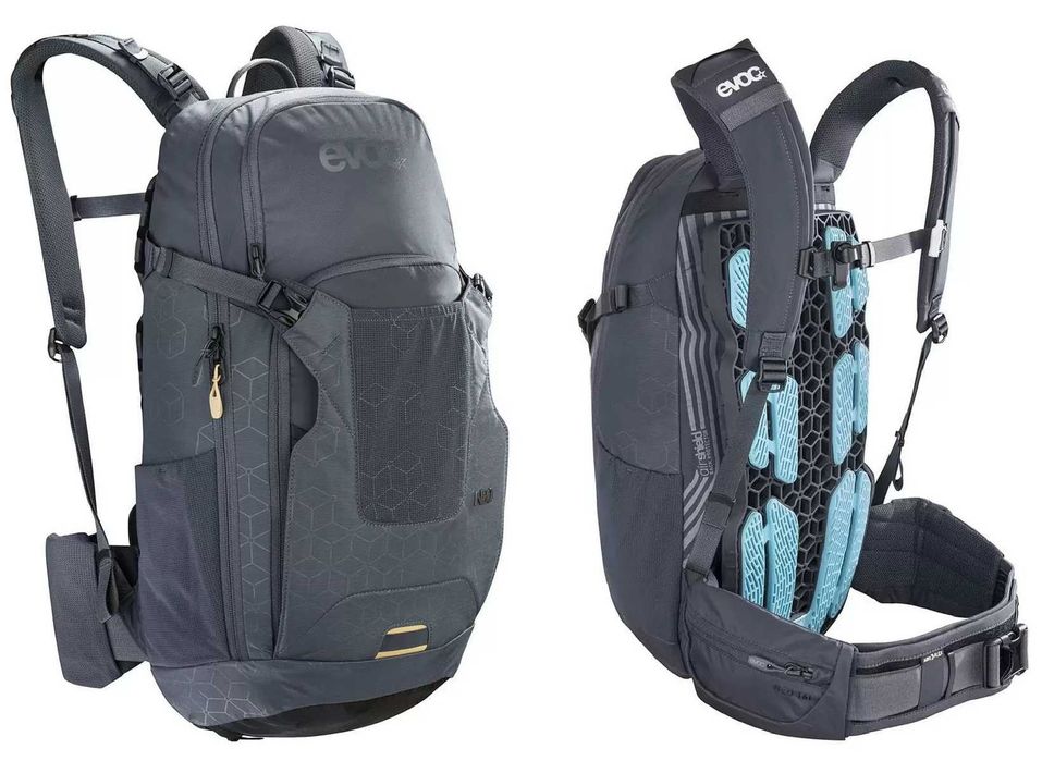 DI10 Plecak Rowerowy Z Ochraniaczem Evoc Neo ENDURO MTB 16l Carbon S/M