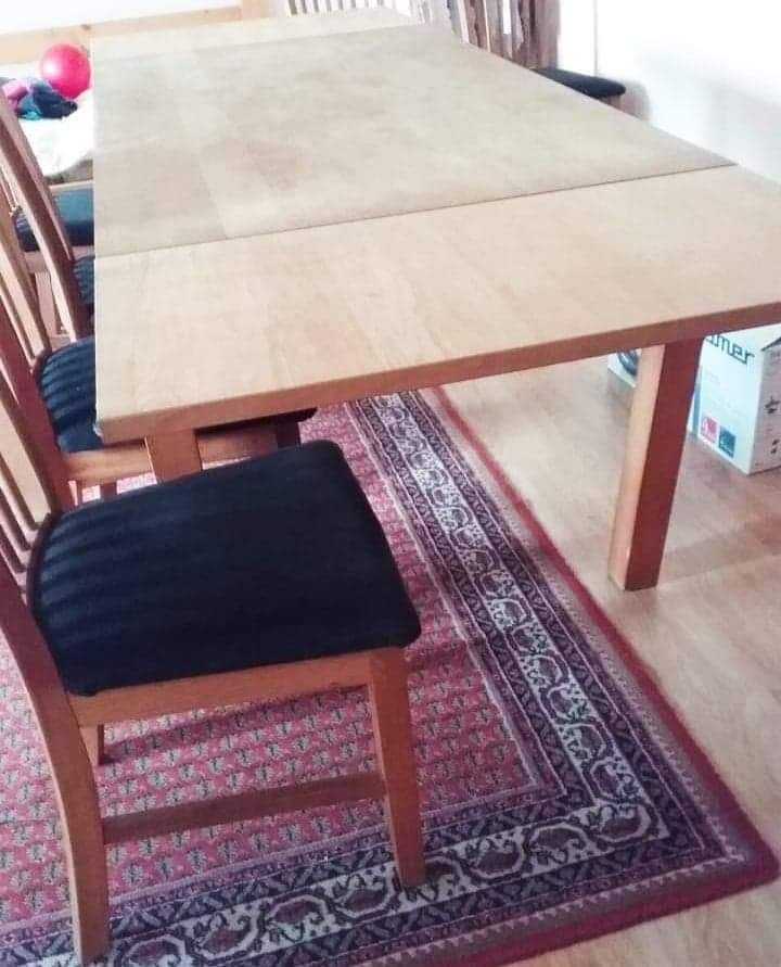 Stół krzesła komplet do salon jadalnia kuchnia