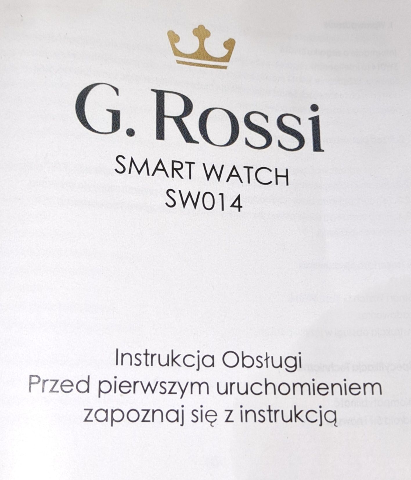 Smartwatch gino rossi srebrny damski