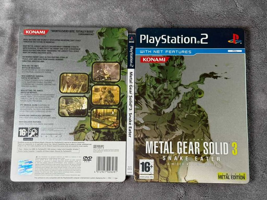 Metal Gear Solid 3 Snake Eater – Limited Metal Edition (PS2) Steelbook