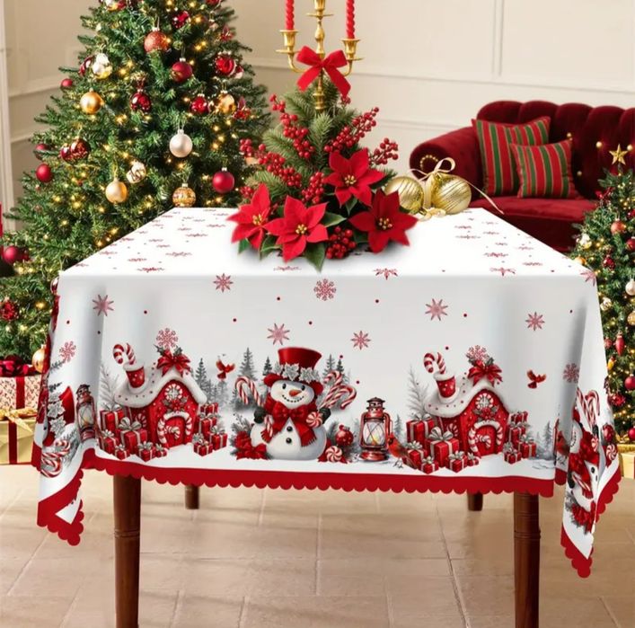 Obrus świąteczny prostokątny 150x220 cm
