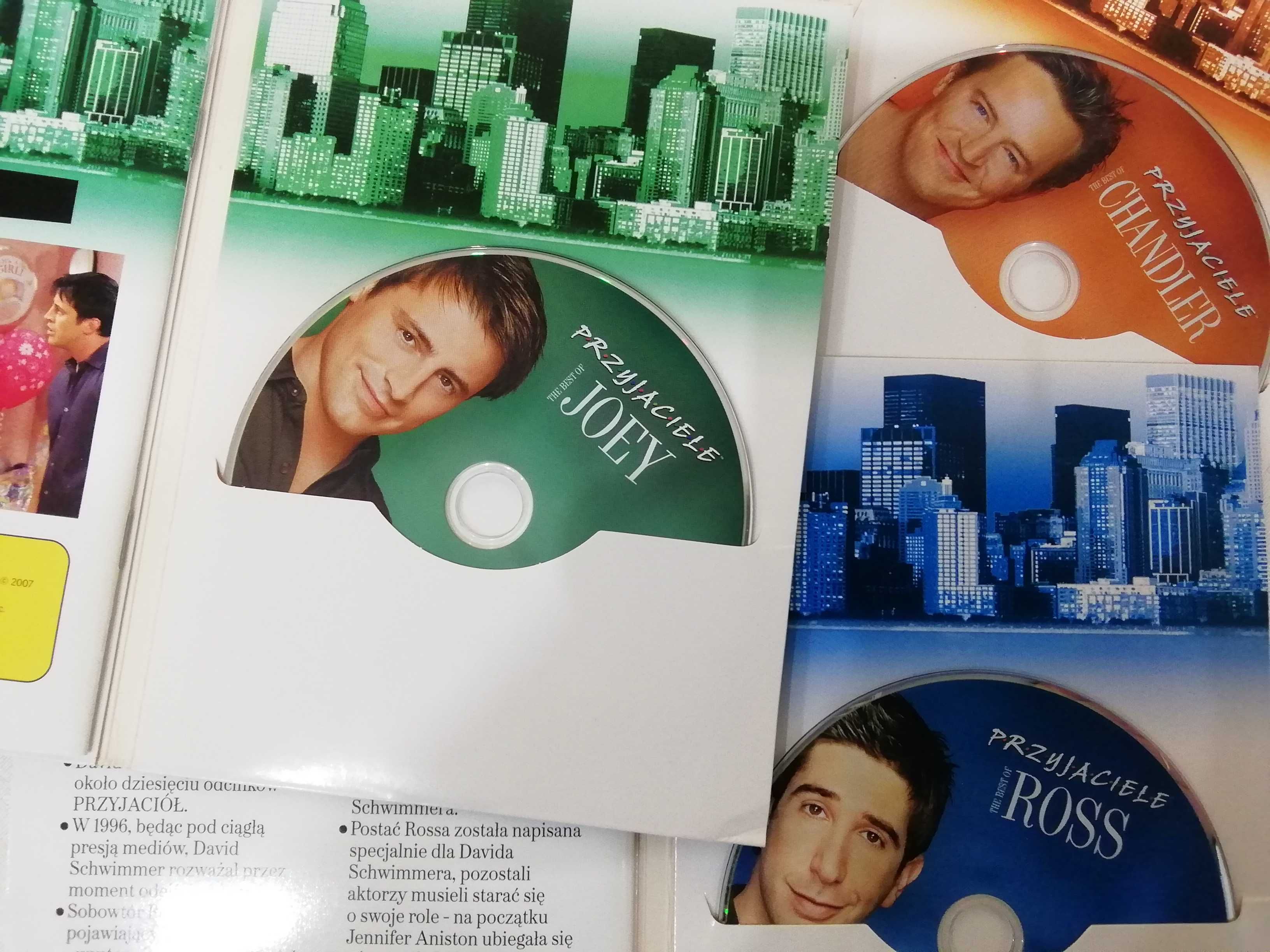 PRZYJACIELE The best of Chandler Ross Joey Płyty DVD Video komplet