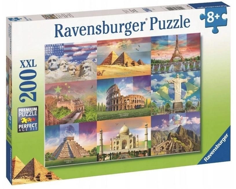 Puzzle 200 Monumentalne Budynki, Ravensburger