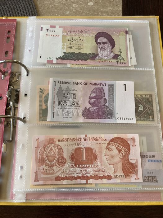 Banknoty ze świata 47szt UNC plus gratis!