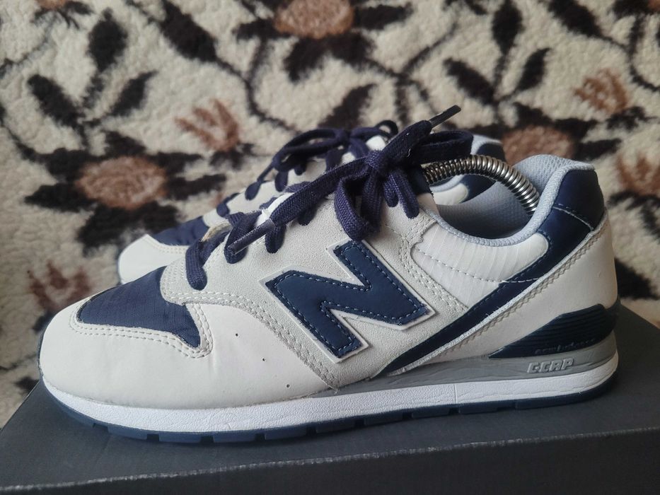 Super sportowe sneakersy New Balance Figs x 996 wkł.24,5 cm skóra