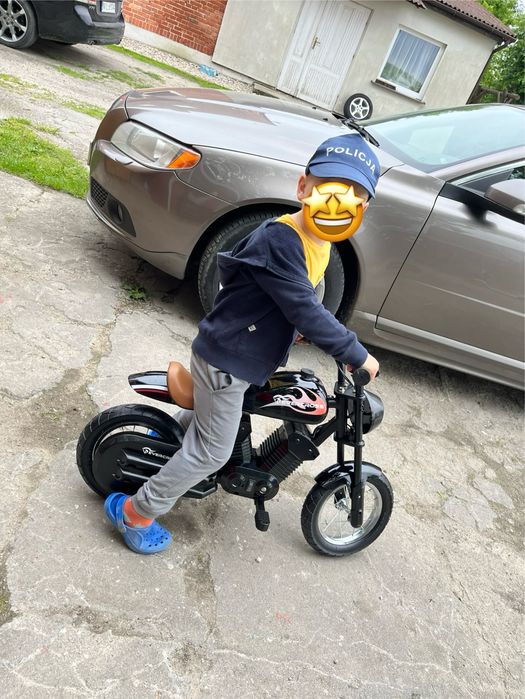 Motocykl elektryczny dla dzieci! Motor zamiast auto, samochód, pojazd