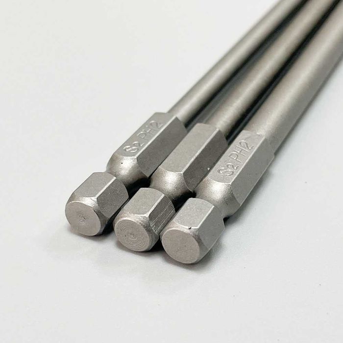 біта ph2 100мм на шуруповерт гайковерт 1/2 дрель impact імпакт бита