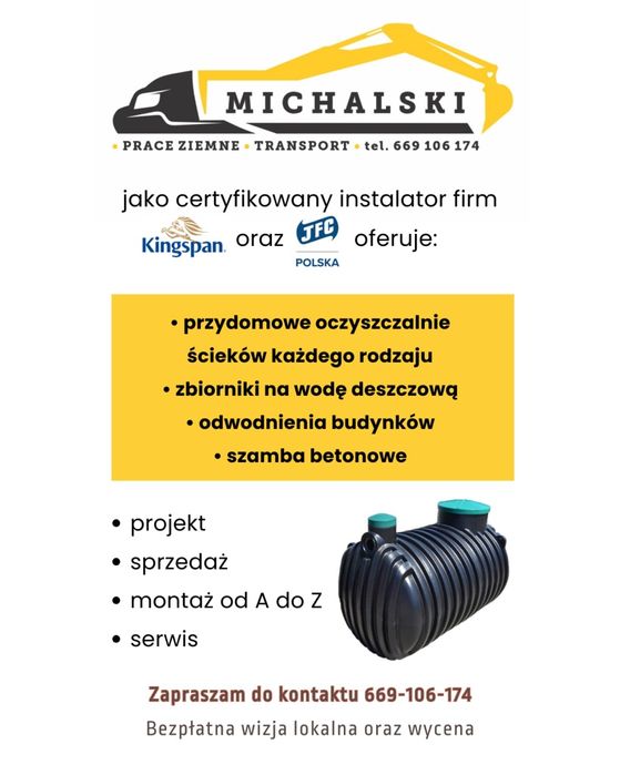 Przydomowa oczyszczalnia ścieków NOLEN 3000L dostawa gratis!