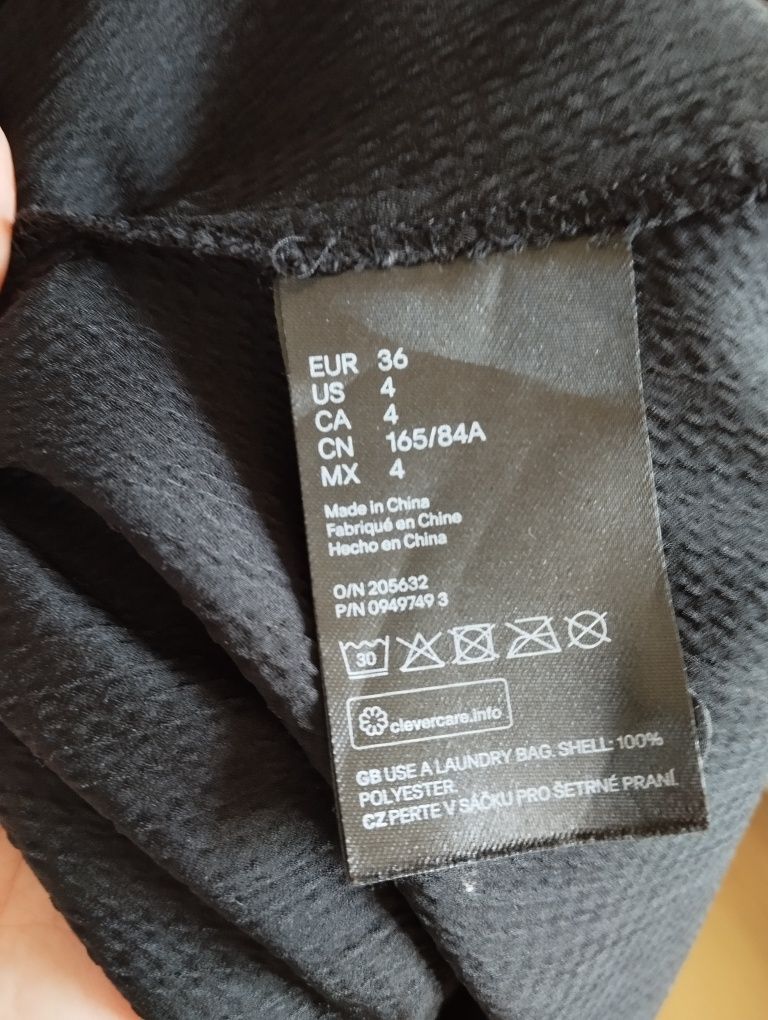 Sukienka z długim rękawem, midi, maxi r. 36 h&M