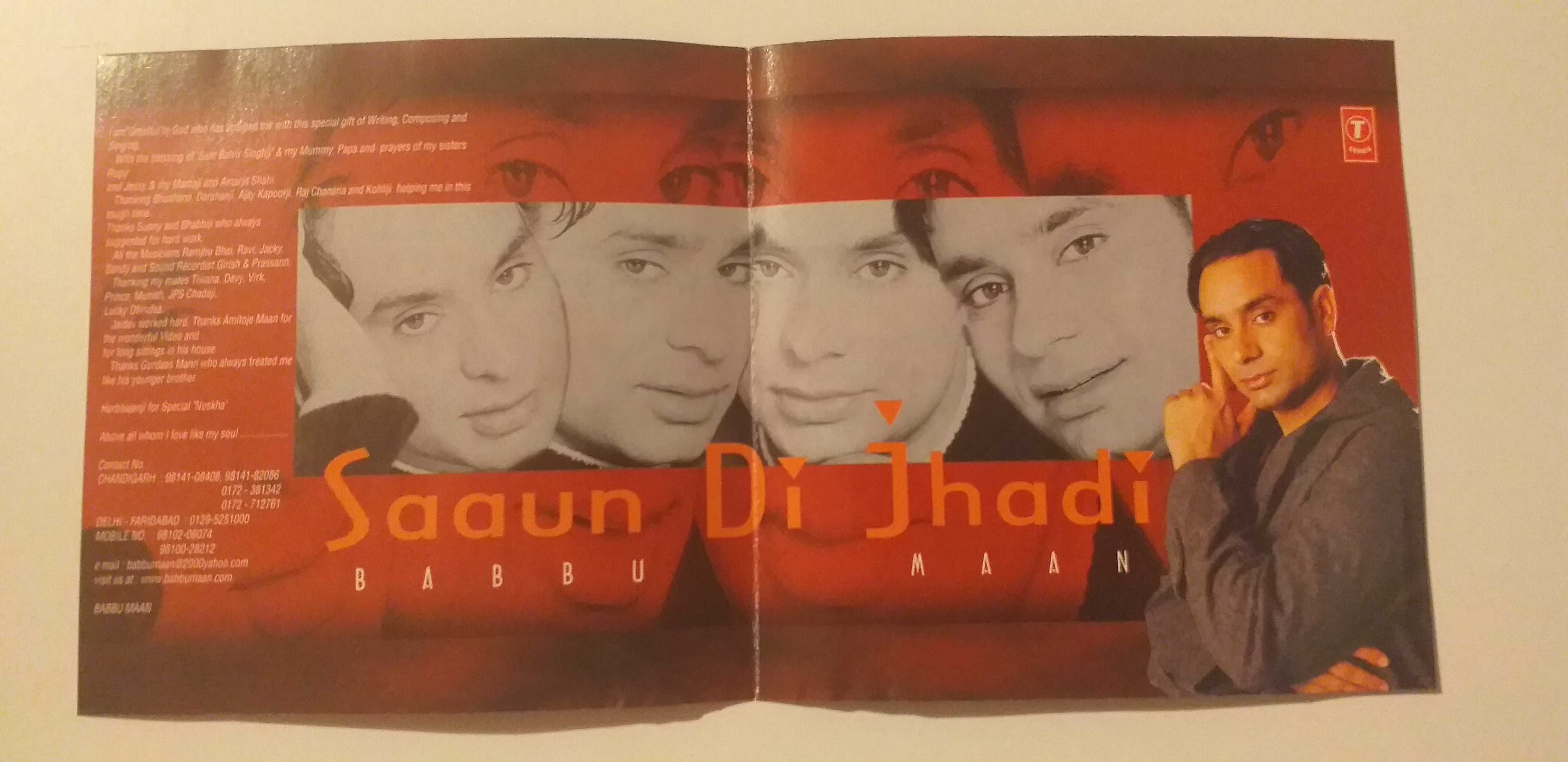 Babbu Maan - " Saaun Di Jhadi " - CD - India - portes incluidos