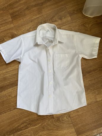 Класична біла рубашка сорочка хлопчику marks&Spencer’s