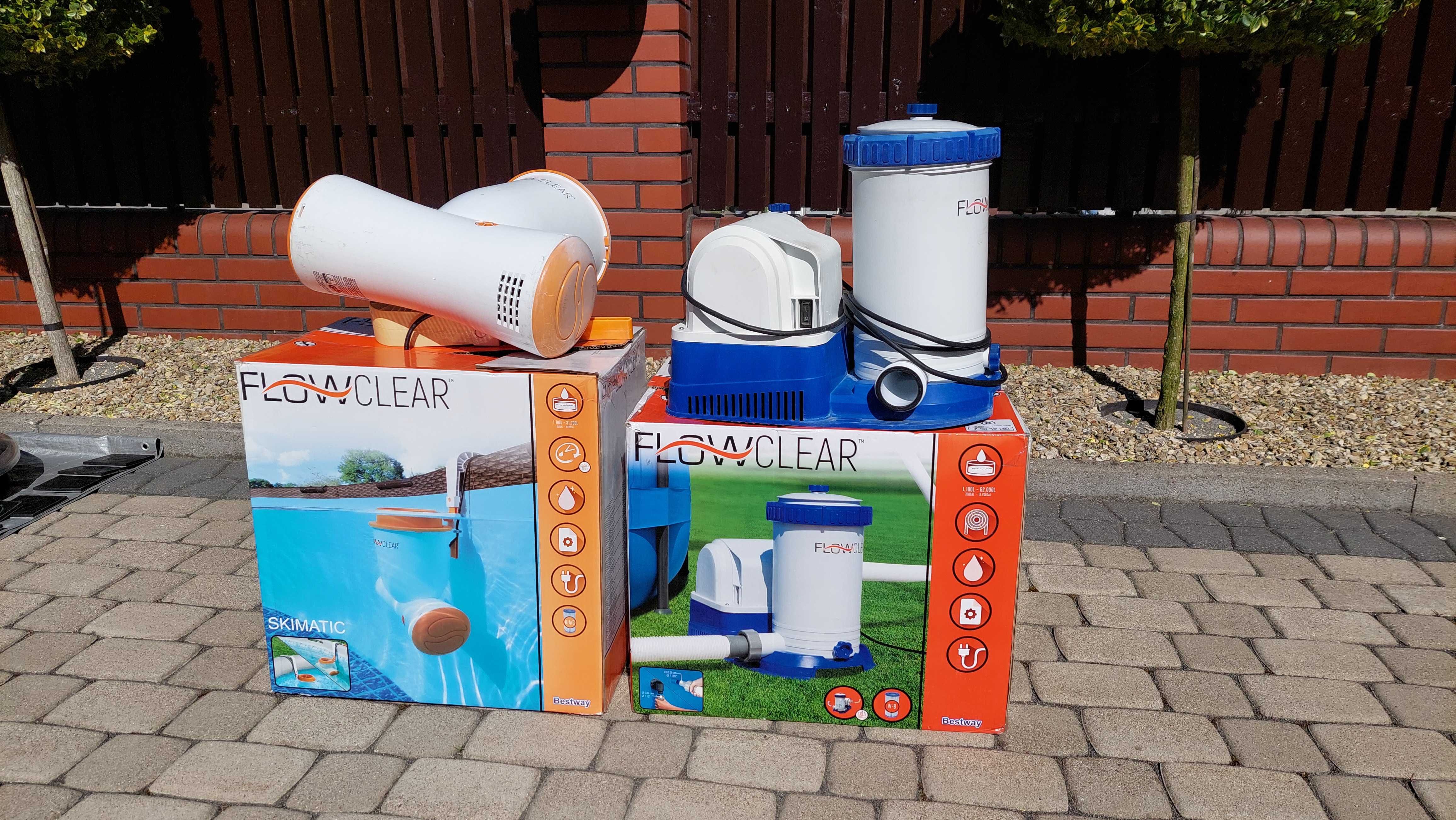 Basen BESTWAY 1,22m gł, 13,430m3 MEGAZESTAW, solary prysznic NOWA CENA