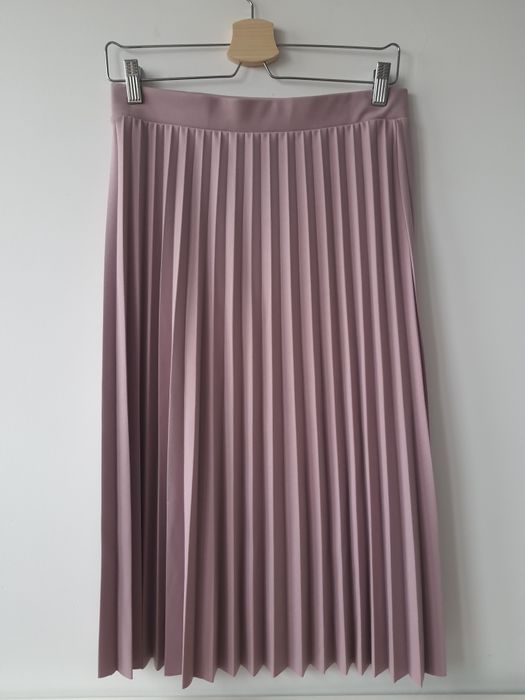 Spódnica plisowana pudrowy róż Reserved M L