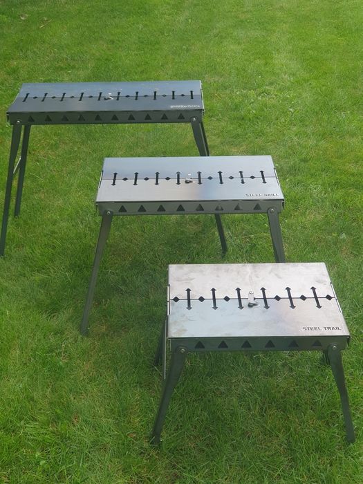 Grill Mangal składany - walizka 3 rozmiary - Solidny stal 2mm