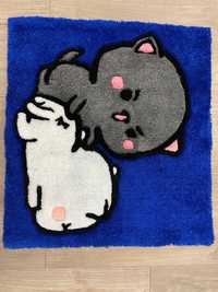Тафтинговий коврик ручної роботи "Котики Моті"