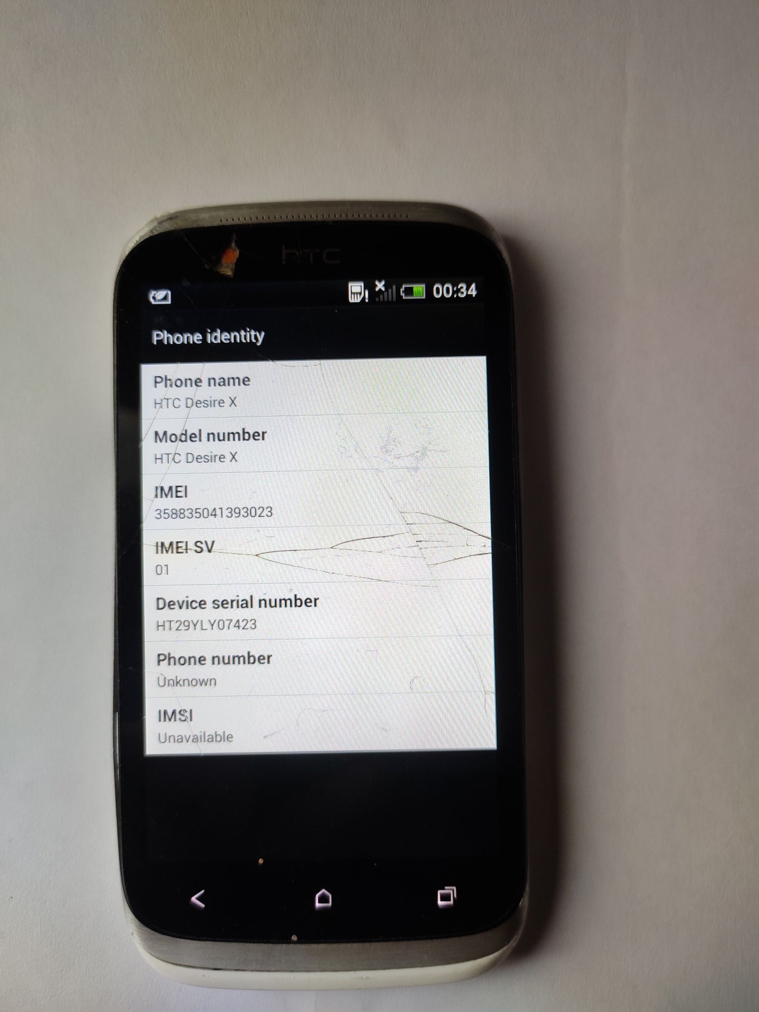 HTC desire X T328e