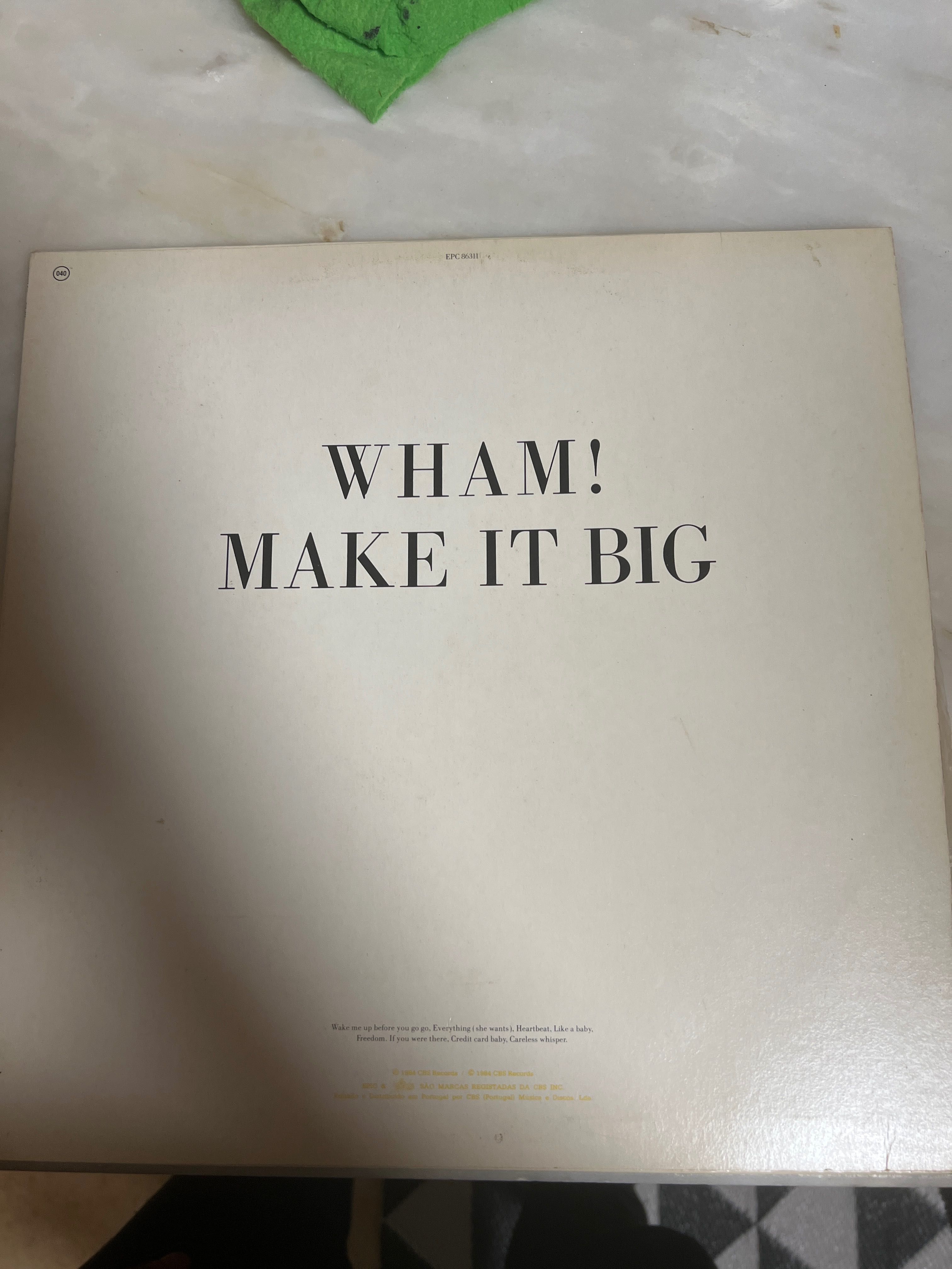 George Michael( Wham! Make It Big )