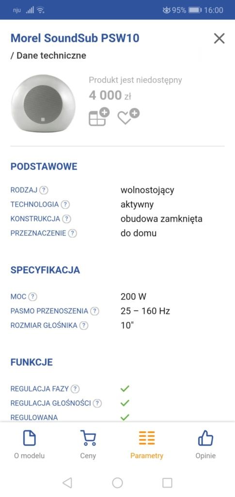 Subwoofer morel Psw10