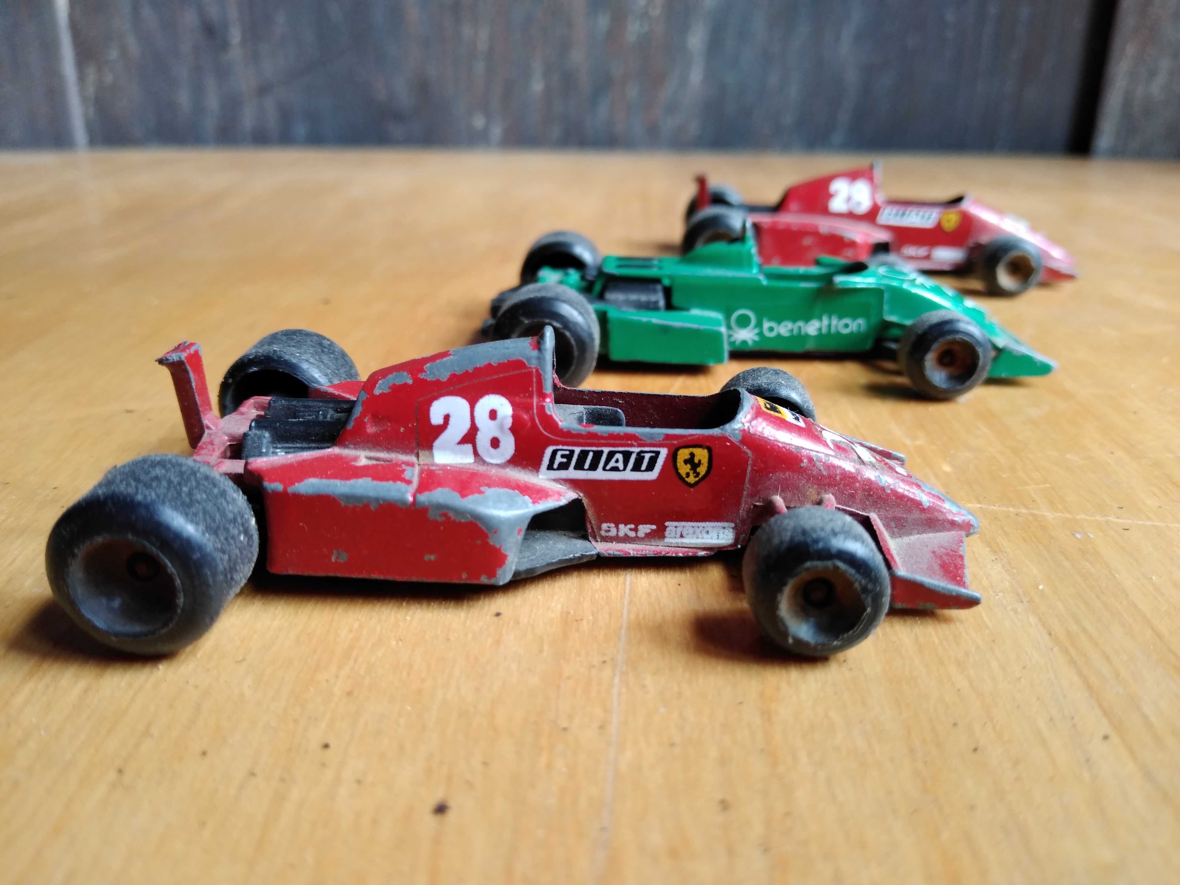 Autko resorak Polistil bolid F1 Ferrari i Tyrrell zabytek PRL
