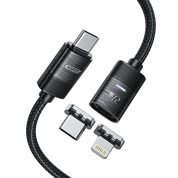 Kabel Tech-Protect UltraBoost magnetyczny 2w1 Usb-c - Lightning / Usb-