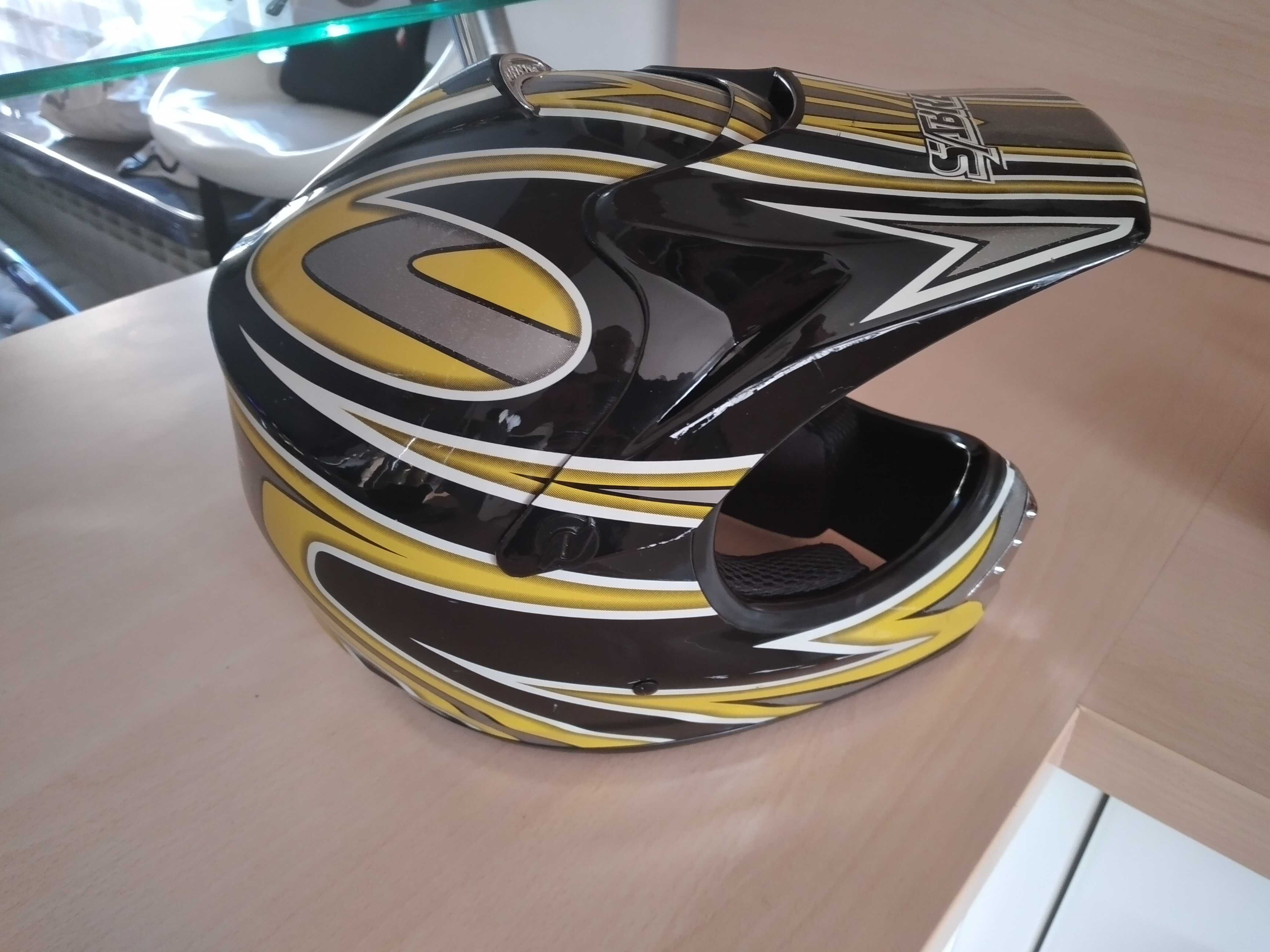 Kask dla dziecka rozmiar L uzywany cross enduro rower