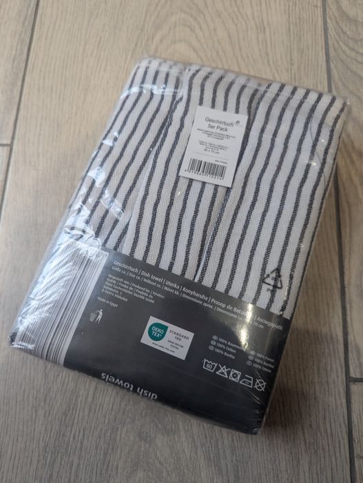 Zestaw 5 ścierek ręczników kuchennych. 100% bawełna. Nowe