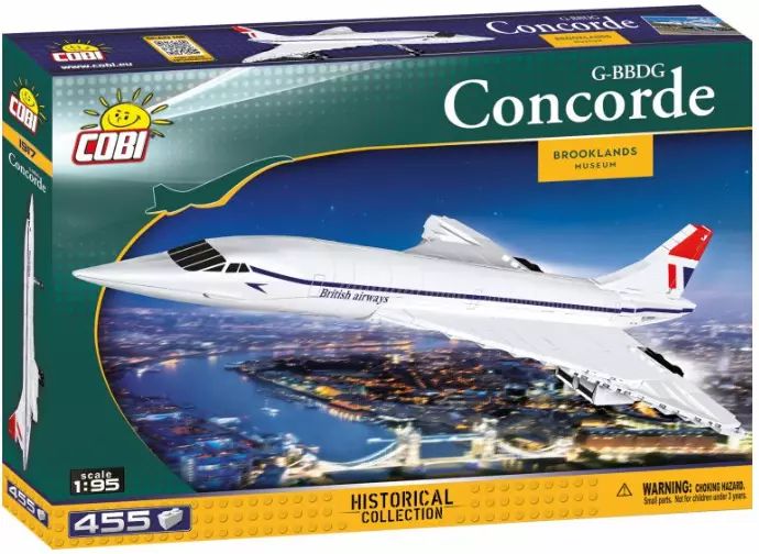 Cobi 1917. Samolot Concorde. Cobi
