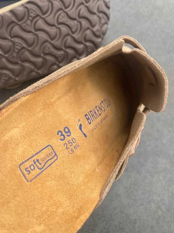 "Buty męskie i damskie" Birkenstock Szaro-brązowy chodaki Roz 37