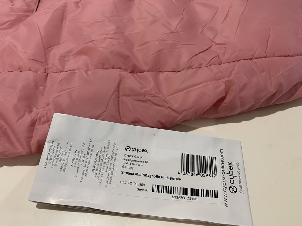 Saco Cobre Pés para Carrinho de Bebé | Térmico Snøgga Mini da Cybex