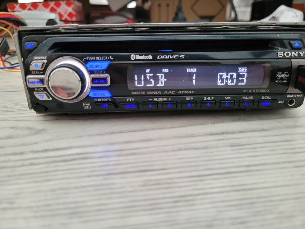 Radio samochodowe SONY 4x52W XPLOD 100dB + BLUETOOTH,CD,USB/IPOD/IPHON