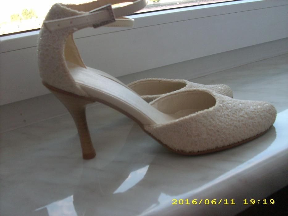Buty ślubne rozmiar 35 - JAK NOWE!