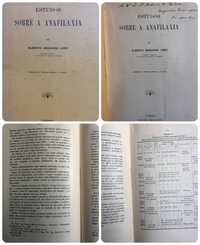 Estudos sobre anafilaxia. Alberto Nogueira Lobo, 1912