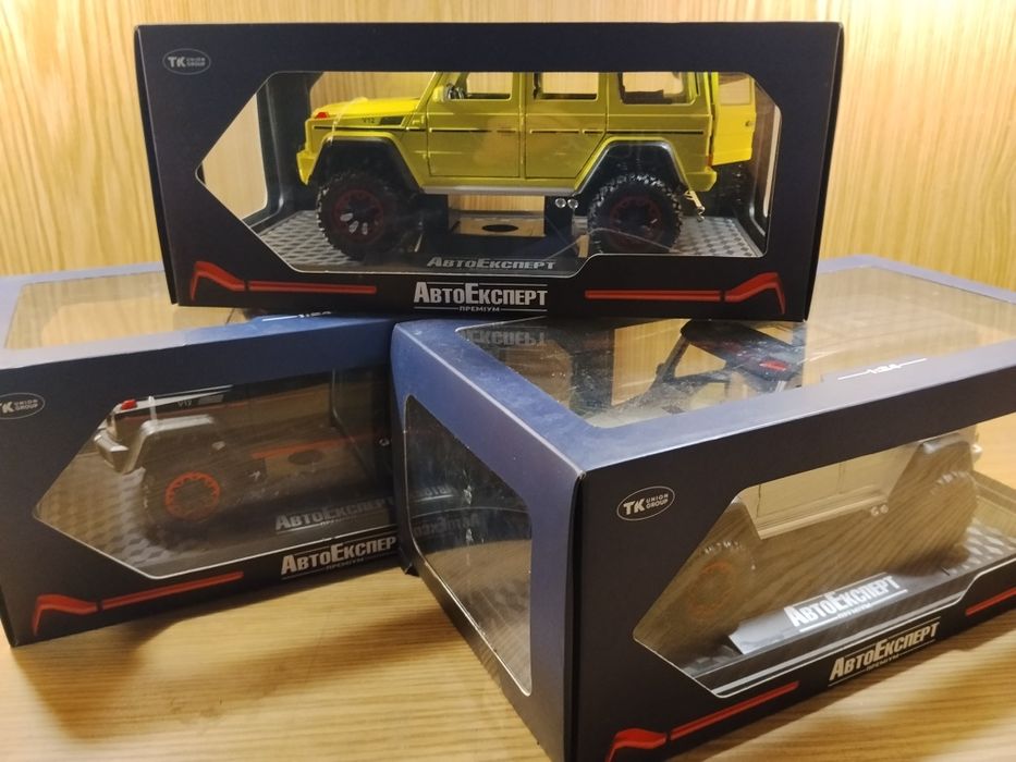 Модель Mercedes-benz g500 4x4 1:24 автоэксперт металл свет звук Гелик