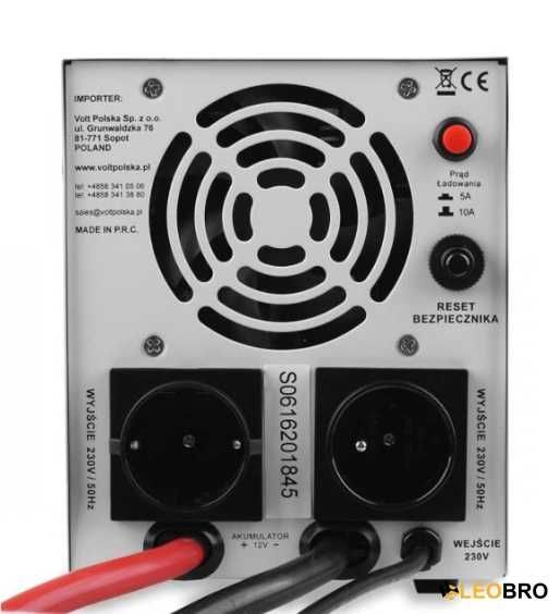 Гібридний ДБЖ/інвертор Volt Polska SINUS PRO 800 E 12/230V 500/800W