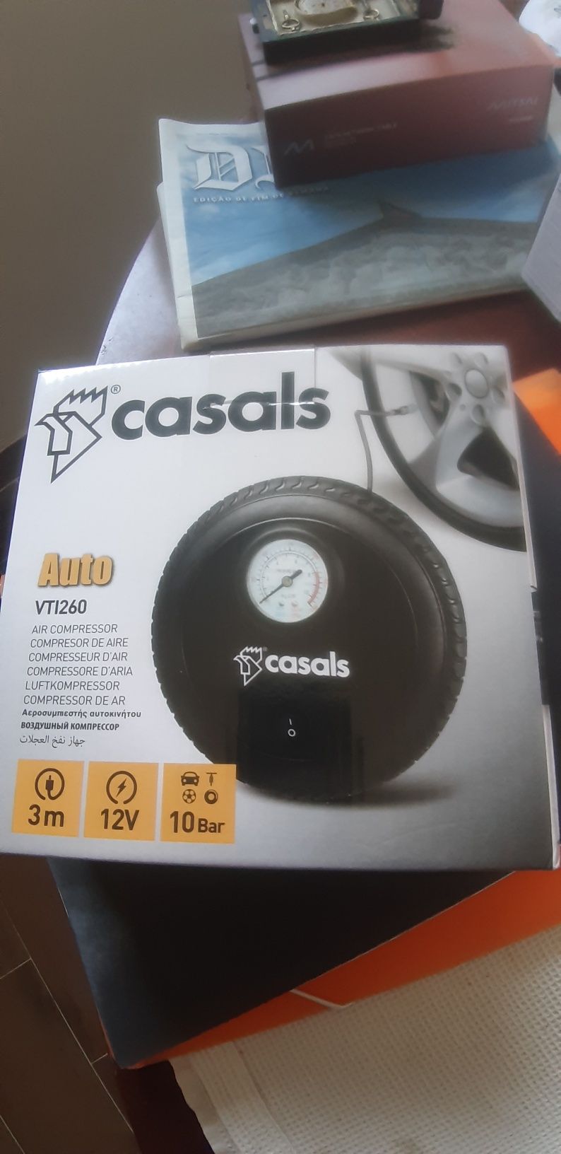Compressor Auto até 10 psi...Novo.