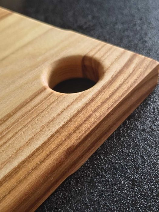 Drewniana deska kuchenna 30×16cm do krojenia do serwowania uchwyt