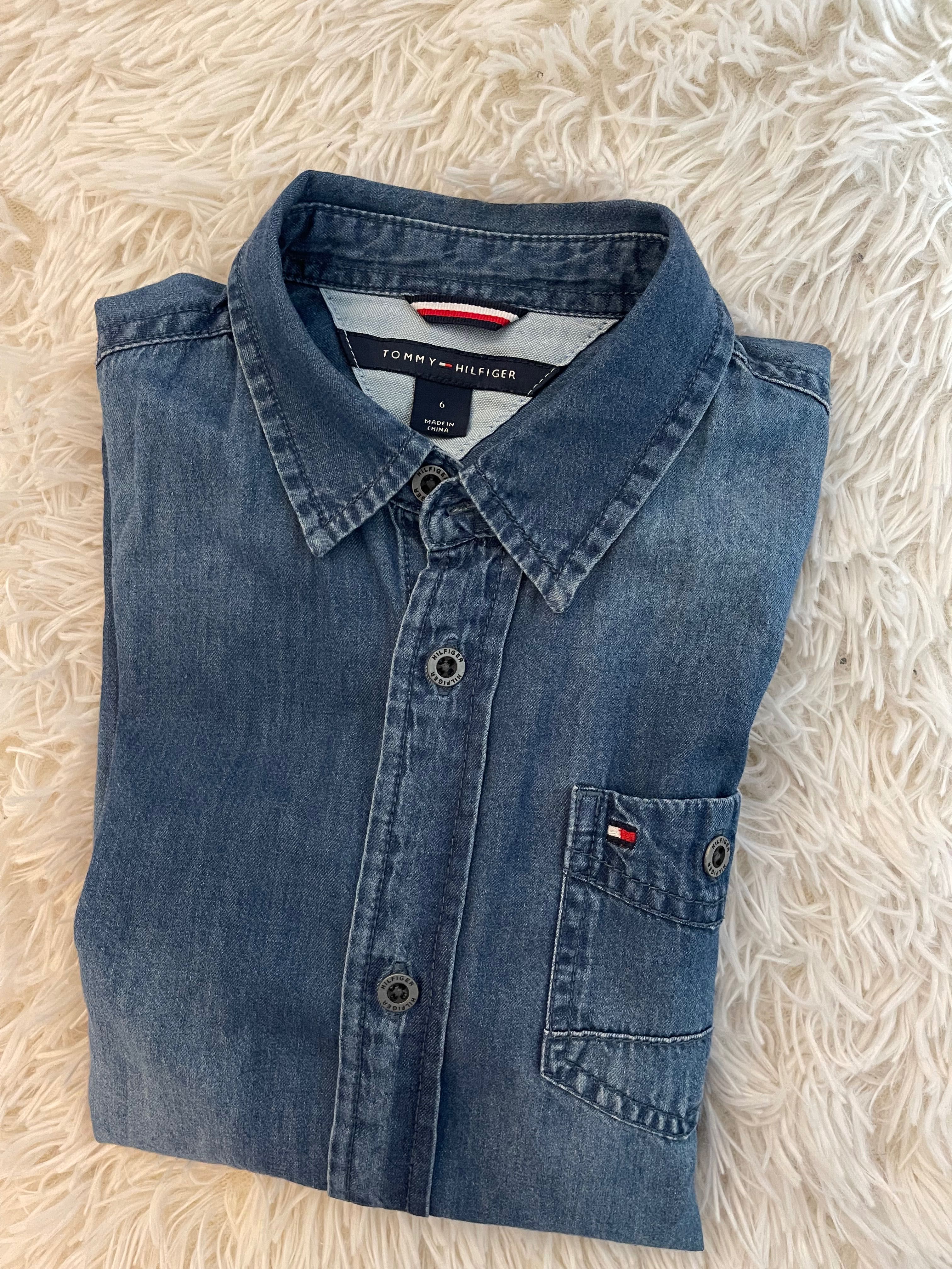 Camisa de ganga Tommy Hilfiger