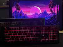 Klawiatura Razer Ornata V2 (nie uzywana podkładka)